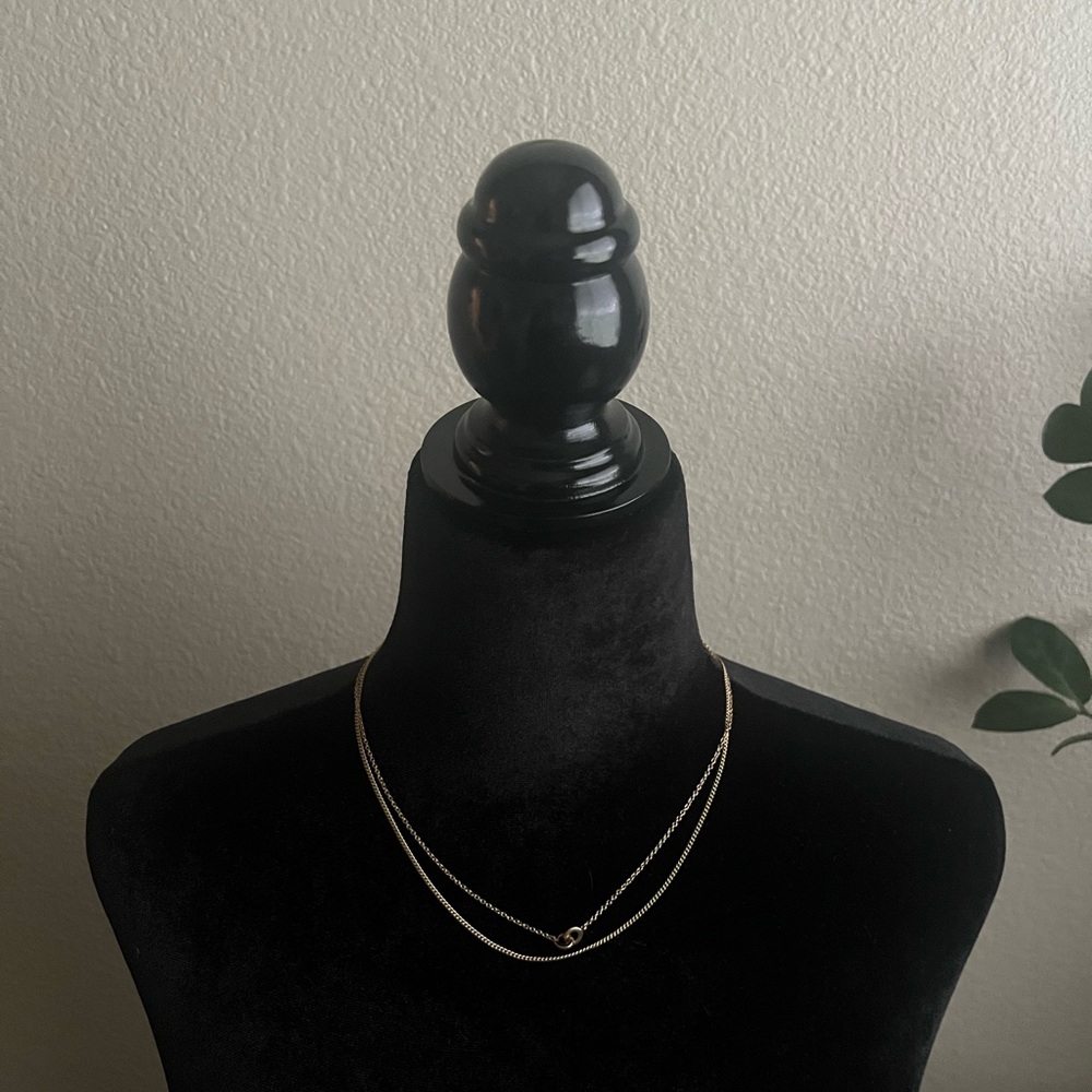 Coach Delicate Interlocking Layered Necklace - image 2